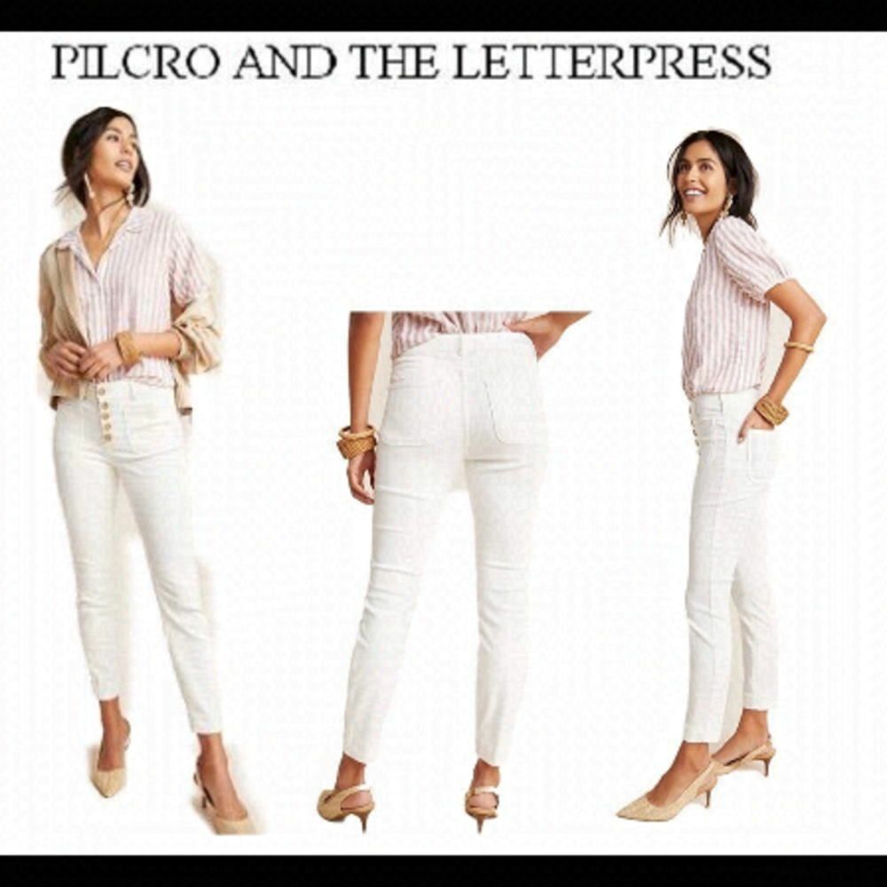 Pilcro High-Rise Denim Leggings Sz 28